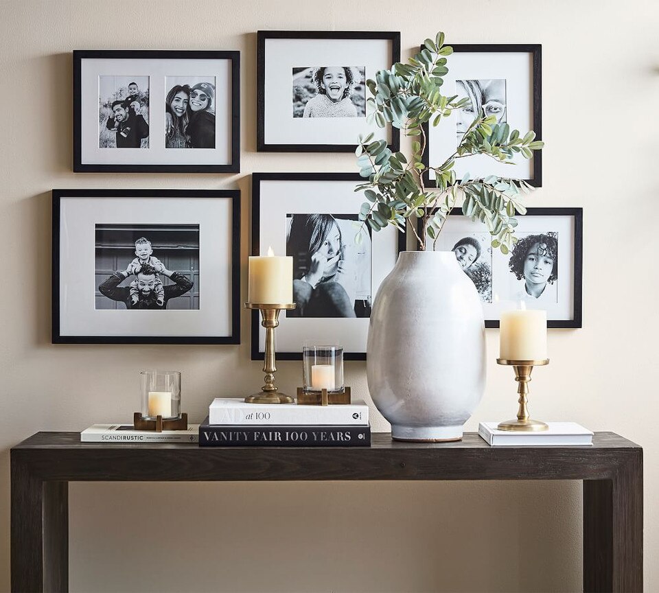 Flickering Flameless Wax Pillar Candle Pottery Barn Australia